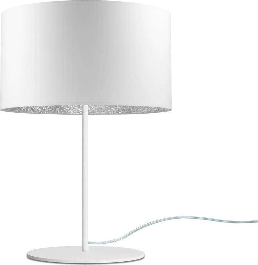 Bílá stolní lampa Sotto Luce MIKA Silver M