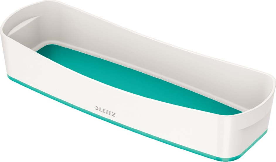 Bílo-tyrkysový stolní organizér Leitz MyBox