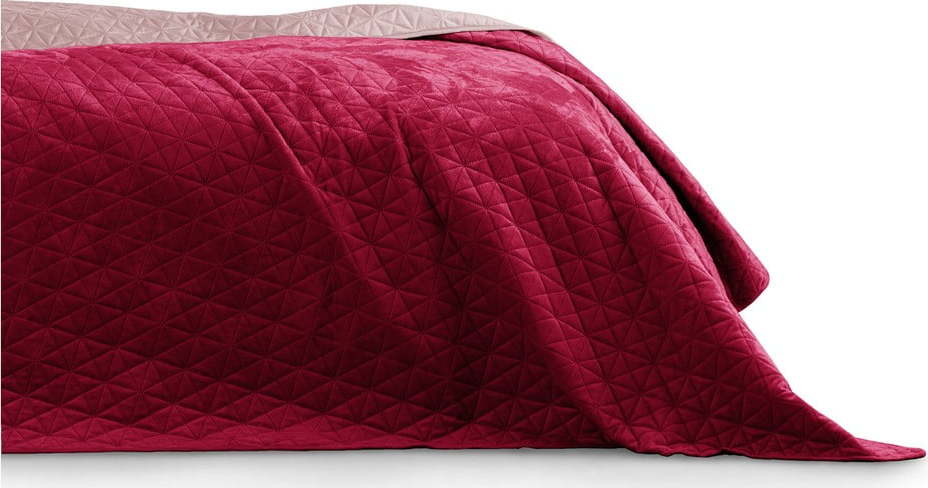 Červený přehoz přes postel AmeliaHome Laila Ruby Red