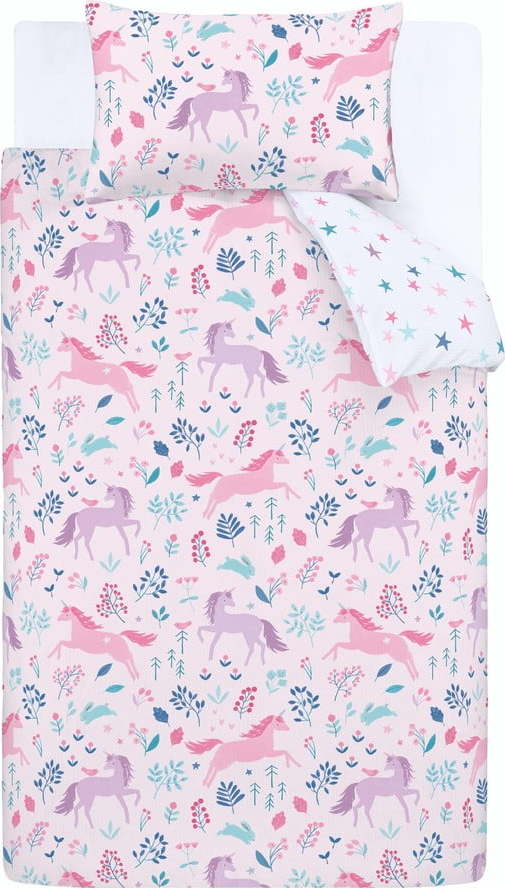 Dětské bavlněné povlečení Bianca Woodland Unicorn