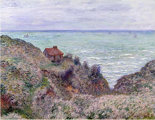 Reprodukce obrazu Claude Monet - Cabin of the Customs Watch