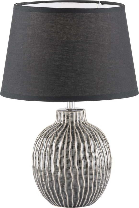 Šedá stolní lampa Fischer & Honsel Anau Fischer & Honsel