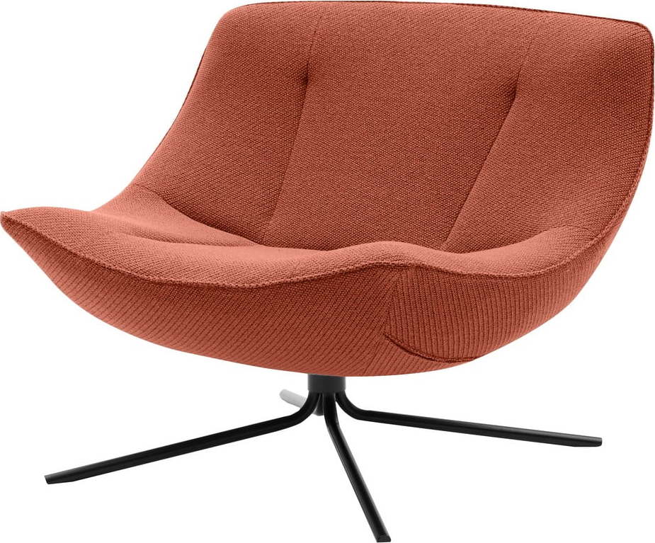 Oranžové otočné křeslo Softline Vera Swivel Softline