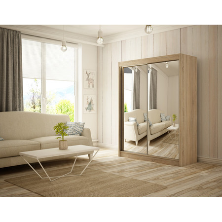 Kvalitní Šatní Skříň Homa 150 cm Dub Sonoma Furniture