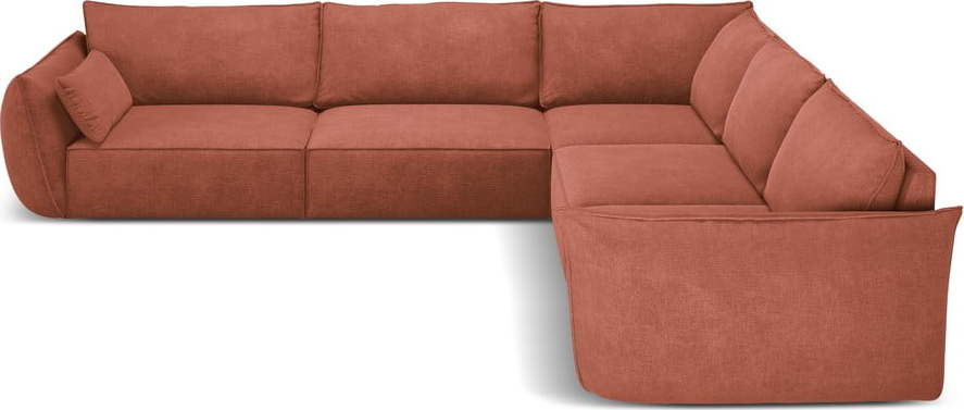 Červená rohová pohovka (variabilní) Vanda – Mazzini Sofas Mazzini Sofas