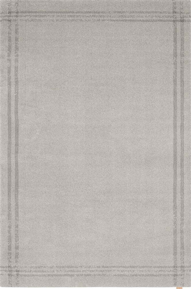 Krémový vlněný koberec 240x340 cm Calisia M Grid Rim – Agnella Agnella