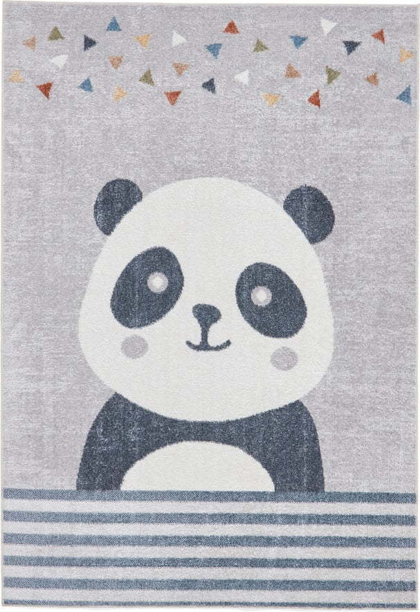 Světle šedý dětský koberec 120x170 cm Vida Kids Panda – Think Rugs Think Rugs