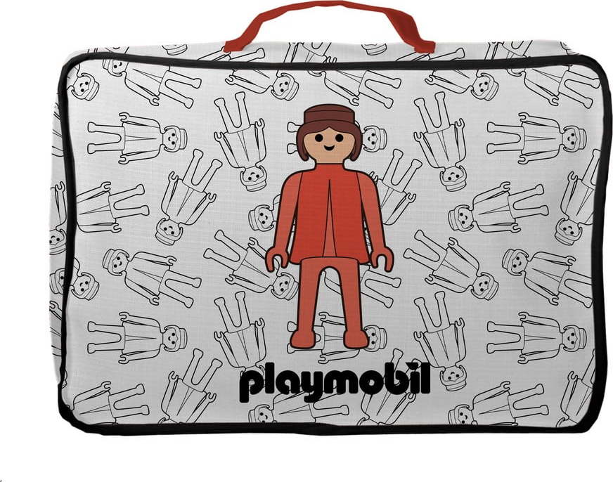 Bílý látkový dětský organizér na hračky 25x11x36 cm Everywhere – Playmobil PLAYMOBIL