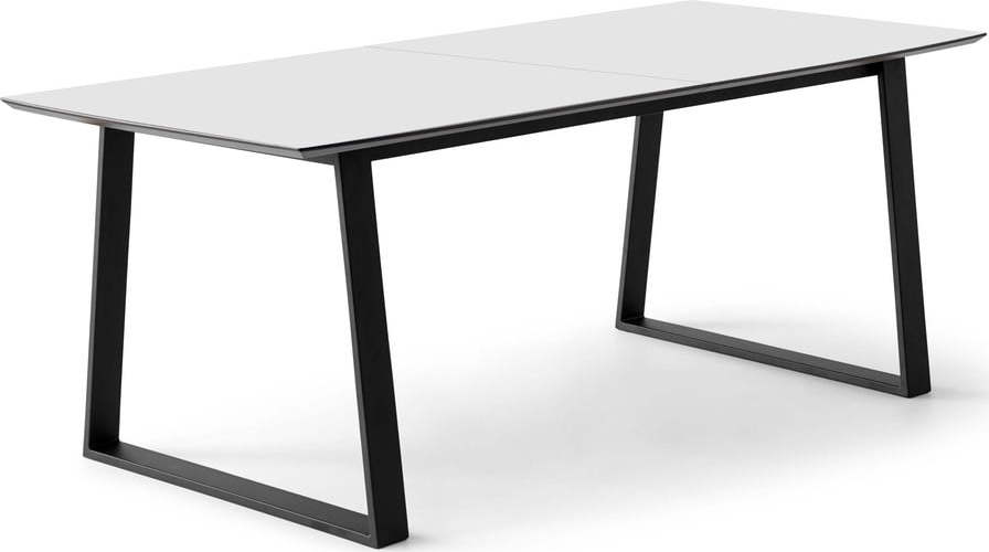 Bílý rozkládací jídelní stůl s bílou deskou 100x210 cm Meza – Hammel Furniture Hammel Furniture