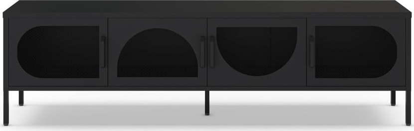 Černý TV stolek 180x50 cm Tayra – Marckeric Marckeric