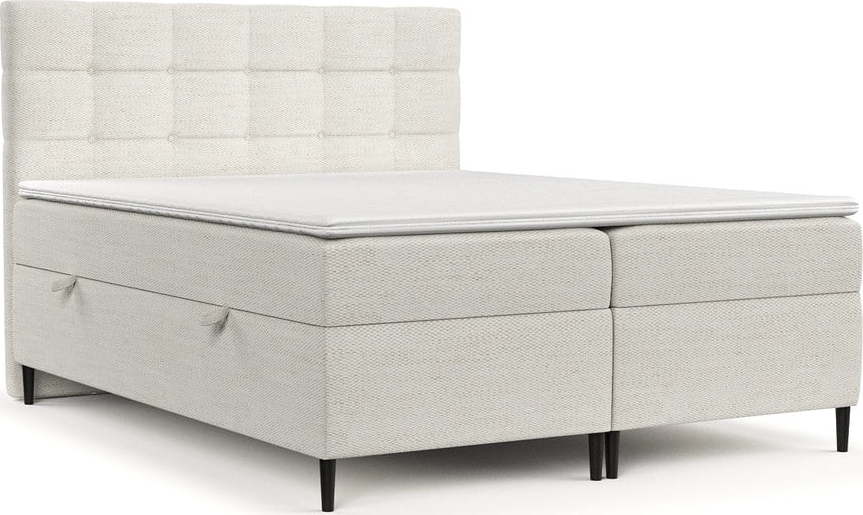 Krémová boxspring postel s úložným prostorem 180x200 cm Urbaneo – Maison de Rêve Maison de Reve