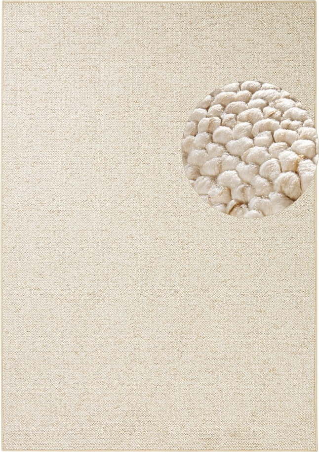 Krémový koberec 100x140 cm Wolly – BT Carpet BT Carpet