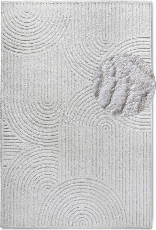 Krémový koberec 120x170 cm Chappe Cream White – Elle Decoration Elle Decoration