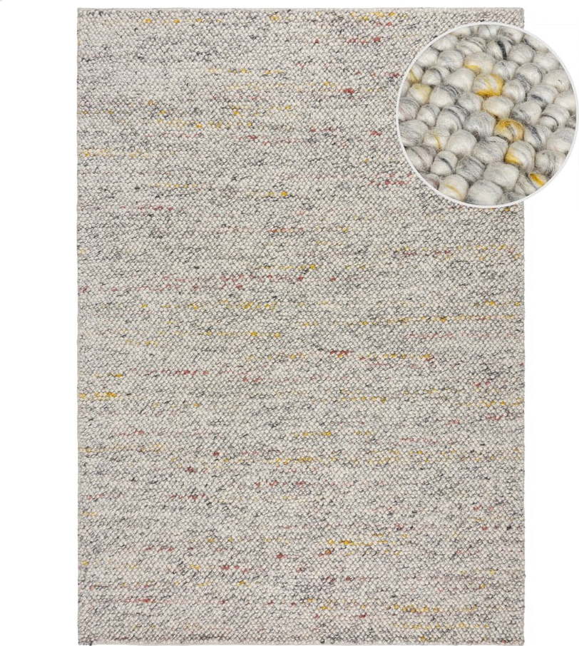 Krémový ručně tkaný koberec s příměsí vlny 160x230 cm Minerals – Flair Rugs Flair Rugs