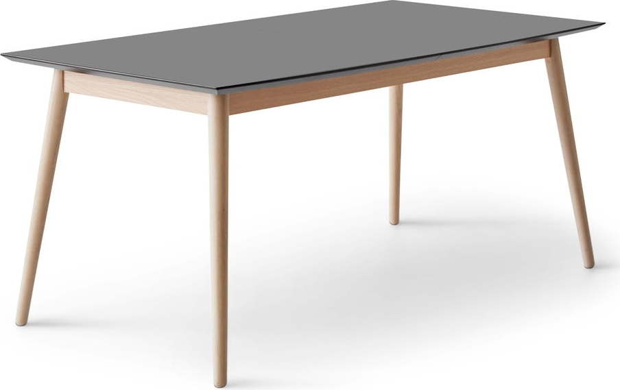 Rozkládací jídelní stůl v antracitovo-přírodní barvě 100x210 cm Meza – Hammel Furniture Hammel Furniture