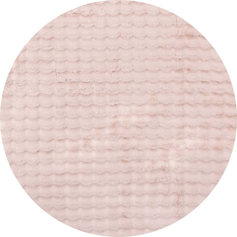 Růžový pratelný kulatý koberec ø 200 cm Bubble Pink – Mila Home Mila Home