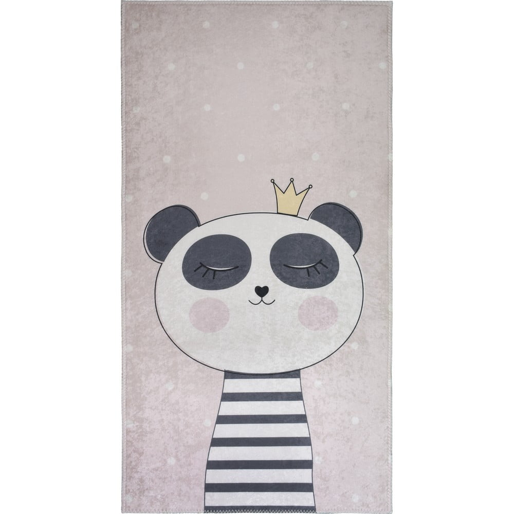 Světle růžový dětský koberec 100x160 cm Princess Panda – Vitaus Vitaus