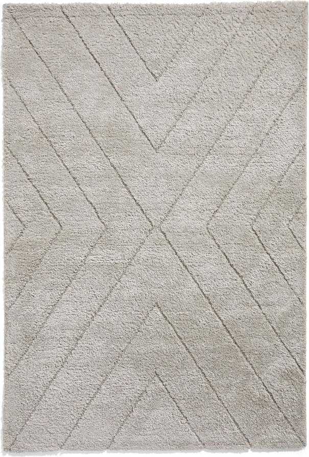 Světle šedý koberec 160x230 cm Ideal Shaggy – Think Rugs Think Rugs