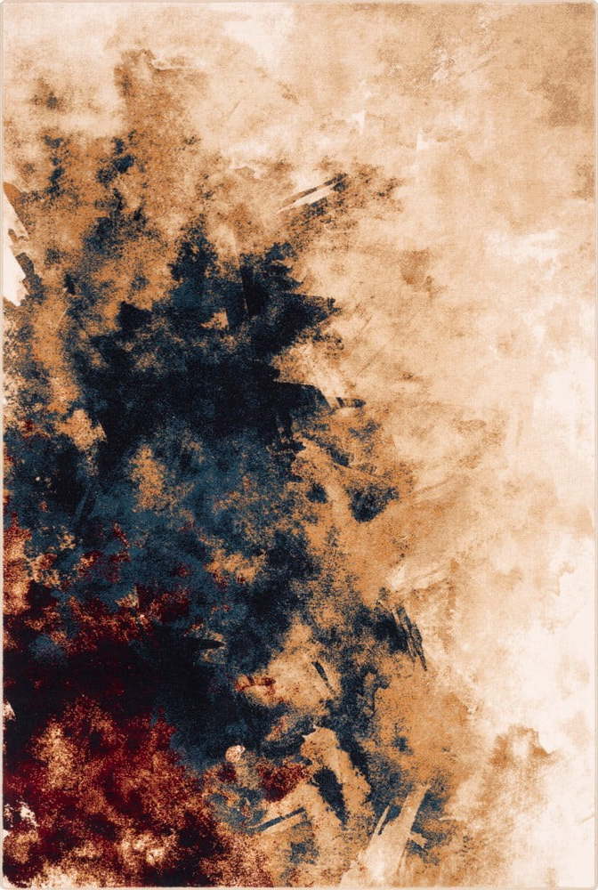 Vlněný koberec 133x180 cm Burst dark beige – Agnella Agnella