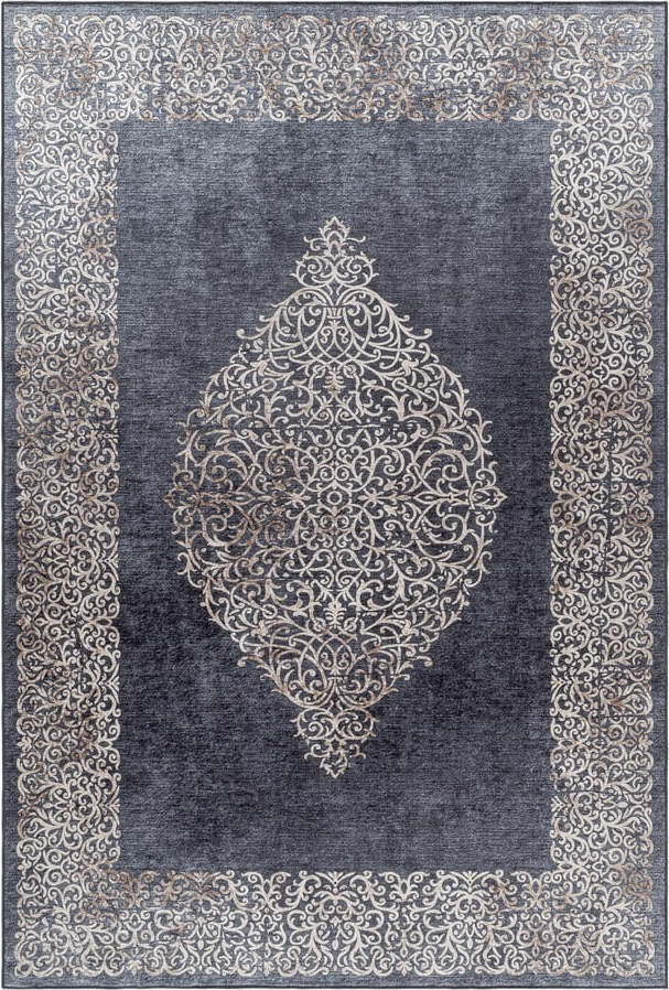 Antracitový pratelný koberec 80x150 cm Fiesta – Ayyildiz Carpets Ayyildiz Carpets