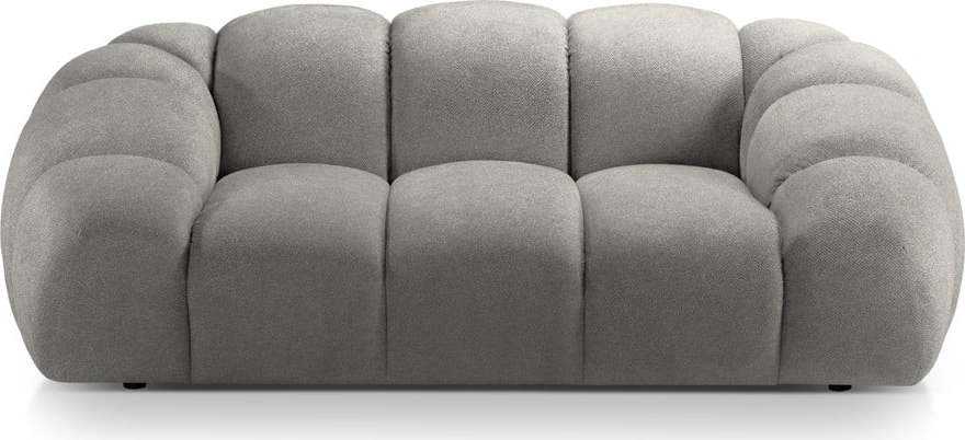 Světle šedá sametová pohovka 214 cm Diana – Micadoni Home Micadoni Home