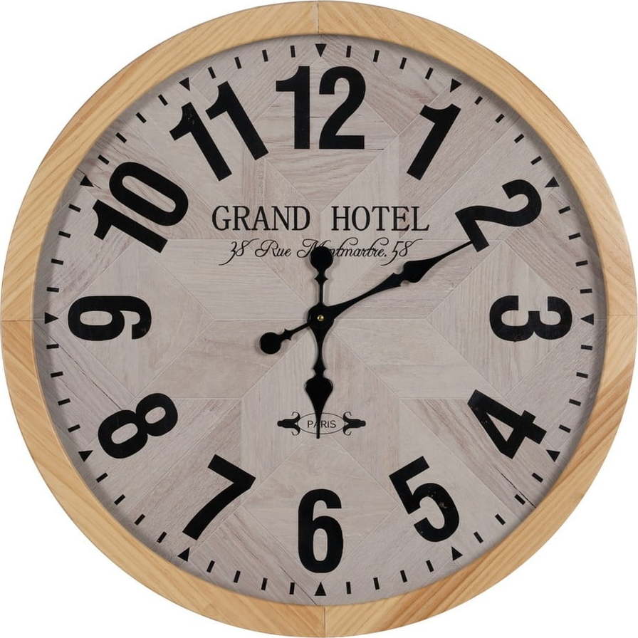 Nástěnné hodiny ø 76 cm Grand Hotel – Ixia Ixia