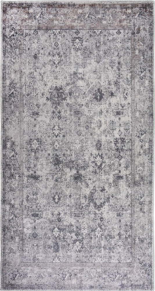 Šedý pratelný koberec 80x150 cm Vintage Orient – Vitaus Vitaus