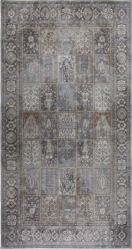 Šedý pratelný koberec 80x150 cm Vintage Orient – Vitaus Vitaus