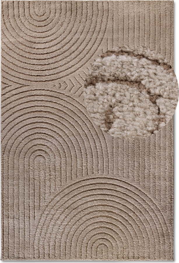 Světle hnědý koberec 80x120 cm Panglao New York Taupe – Elle Decoration Elle Decoration